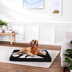 BTS_ Singularity, Large Dog Bed for Small, Medium, Large Dogs/Cats Up to 65 Lbs, Thick Mattress with Removable Washable Cover and Waterproof Lining