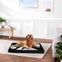 BTS_ Singularity, Large Dog Bed for Small, Medium, Large Dogs/Cats Up to 65 Lbs, Thick Mattress with Removable Washable Cover and Waterproof Lining