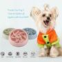 Zard zoop Dog Feeder Slow Eating Pet Bowl, Preventing Choking Pet Bowls Eco-Friendly Durable Non-Toxic Healthy Design Bowl for Dog Pet Slow Feeder