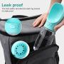 VECH Dog Water Bottle, Portable Leak Proof Puppy Water Dispenser Drinking Bowl Cup for Pet Outdoor Walking, Hiking, Travel, BPA Free Food Grade Plastic Pets Outdoor Drinking Feeder 19oz/550ml …