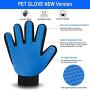 COMBOMTEK Dog Grooming Glove for Dogs and Cats, Pet Hair Remover for Dogs and Cats, Cat Shedding Brush with 259 Tips, Efficient Shedding Glove, Massage Mitt, Perfect for Dogs, Cats…