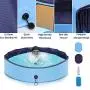 AIIYME Dog Pool, Pet Pool Dog Swimming Pool Portable PVC Leakproof Collapsible Bathing Tub Kiddie Pools with 4 Repair Patches and Pet Brush for Small Dogs Cats and Kids(32X8inches/80X20cm) AIIYME Dog Pool, Pet Pool Dog Swimming Pool Portable PVC Leakproof Collapsible Bathing Tub Kiddie Pools with 4 Repair Patches and Pet Brush for Small Dogs Cats and Kids(32X8inches/80X20cm)