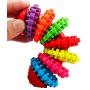 Sarahair Pet Dog Chew Rainbow Ball Toy, Rubber Dog Puppy Interactive Toys Gift