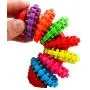 Sarahair Pet Dog Chew Rainbow Ball Toy, Rubber Dog Puppy Interactive Toys Gift