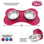 Iconic Pet Colour Splash Designer Bone Shape Fusion Pet Diner