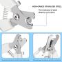 COMBOMTEK Dog Nail Clippers & File + Free Dog Grooming Scissors & Comb + Free Dog Shampoo Brush | Pet Grooming Kit | Cat Nail Trimmer, Cat Grooming Scissors, Cat Bath Brush…
