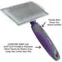 Hertzko Slicker Brush for Dogs and Cats Pet Grooming Dematting Brush Easily Removes Mats, Tangles, and Loose Fur from The Pet’s Coat Hertzko Slicker Brush for Dogs and Cats Pet Grooming Dematting Brush Easily Removes Mats, Tangles, and Loose Fur from The Pet’s Coat