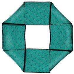 Buckle-Down Dog Toy Octagon Flyer PDX Airport Carpet Old