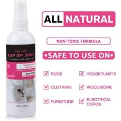 Cat Scratch Deterrent Training Spray, Cat Repellent Spray Safe for Plants, Furniture, Floors, Non-Toxic, Alcohol Free-175ml