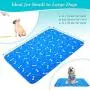 AOFITEE Washable Dog Pee Pads, Bone Print Waterproof Pet Training Potty Pad with Great Urine Absorption, Reusable Leakproof Whelping Mat for Puppy, Large Dog and Cat