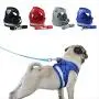 XINXIAO Dog Harness with Leash Summer Pet Adjustable Reflective Vest Walking Lead for Puppy Polyester Mesh Harness for Small Medium Dog