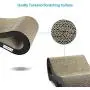 isYoung Cat Scratcher Lounge Corrugated Cat Scratcher Cardboard Protector for Furniture Couch Floor Eco-Friendly Toy - Keep Cats Fun Healthy