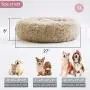 Calming Dog Bed & Cat Bed, Anti-Anxiety Donut Dog Cuddler Bed, Warming Cozy Soft Dog Round Bed, Fluffy Faux Fur Plush Dog Cat Cushion Bed for Small Medium Dogs and Cats (20''/24''/27'') Calming Dog Bed & Cat Bed, Anti-Anxiety Donut Dog Cuddler Bed, Warming Cozy Soft Dog Round Bed, Fluffy Faux Fur Plush Dog Cat Cushion Bed for Small Medium Dogs and Cats (20''/24''/27'')