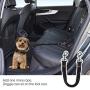 Pawaboo Dog Seatbelt, Upgraded Adjustable Nylon Pet Car Seat belt Harness Headrest Restraint, Bungee Double Dog Leash Reflective Vehicle Safety Leads Strap for Travel for Small Medium Large Dog, Black