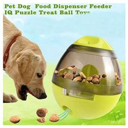 Pet Dog Interactive Tumbler Food Dispenser Feeder IQ Puzzle Treat Ball Toys US