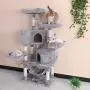 BEWISHOME Large Cat Tree Condo Bundle with Cat Tower with Scratching Board Perches Houses Cat Furniture Kitty Activity Center Kitten Play House MMJ05G10G BEWISHOME Large Cat Tree Condo Bundle with Cat Tower with Scratching Board Perches Houses Cat Furniture Kitty Activity Center Kitten Play House MMJ05G10G