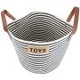 Midlee Cotton Rope Pet Toy Storage Basket