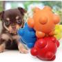 XIHONGSHIR Dog Toys Balls, High Bounce Rubber Dog Balls, Irregular Sphere, Environmental Soft Rubber Non Toxic, Teeth Cleaning (Blue),Blue,7cm