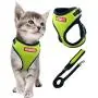 Mudinpet Cat Harness and Leash for Walking Escape Proof, Small Animal Harness Vest with Leash Set, Reflective Adventure Kitten Puppy Vest for Small Medium Large Cat with 4.5ft Cat Leash Lead Mudinpet Cat Harness and Leash for Walking Escape Proof, Small Animal Harness Vest with Leash Set, Reflective Adventure Kitten Puppy Vest for Small Medium Large Cat with 4.5ft Cat Leash Lead