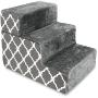 Made in USA Foldable Pet Steps/Stairs with CertiPUR-US Certified Foam for Dogs and Cats by Best Pet Supplies