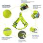 ThinkPet Escape-Proof Comfortable Harness - No Pull Breathable Reflective Padded Dog Safety Vest Adjustable Harness
