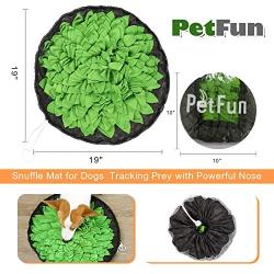 PetFun Snuffle Mat for Dogs, Dog Treat Dispenser Dog Toys for Large Small Dogs Nosework Mat for Dogs Treat Puzzle Dog Snuffle Feeding Mat Interactive