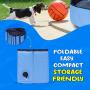 Salesman4Life Dog and Kiddie Pool with Repair Kit and Brush, Portable Pool for Dogs, Cats, Ducks, and Kids