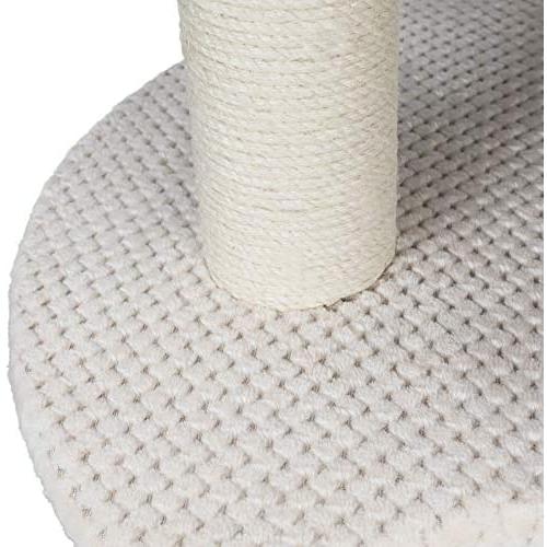 Royal Pet Club Lavinia Cat Tower with Condo, Scratching Posts, Three Platforms, Dangling Pom-Pom