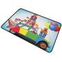 Bath Mat Colorful Car with Presents Toys Holiday Lollipops Party Hat Balloons Celebration Dog Pet Mat Rug No Odor Durable Anti-Slip Multicolor 31 x 47 Inch