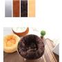 ZZK Small Round, Medium-Sized pet Cats and Dogs pad Four Seasons General Autumn and Winter Warm pet Dogs and Cats Bed