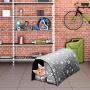 Xianggu Pet House, Cats Tunnel Shelter, Waterproof Outdoor Cat Shelter, Oxford Cloth Soft Plush Foldable Portable Stray Pet Shelter, Pet House for Kitty and Puppy (S/M/L)