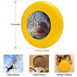 Pet Frisbee Flying Disc Dog Toy - Multifunction Seeing Shepherds Daniel Bonnell