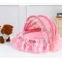 Creation Core Luxury Washable Pet Puppy Cat Princess Lace Bed with Canopy