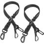 URPOWER Upgraded Dog Seat Belt 3-in-1 Dog Car Seatbelts 2 Pack Adjustable Pet Seat Belt for Vehicle Nylon Pet Safety Seat Belts Heavy Duty & Elastic & Durable Car Seat Belt for Dogs, Cats and Pets