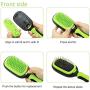 HIPIPET Pet Grooming Brush 5-in-1 Dual Sided Professional Deshedding Tool Undercoat Rake Massage Brush for Dogs and Cats of All Hair Types