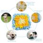YUNNARL Snuffle Mat Premium Quality Dog Feeding Mat Easy to Fill Cat Feeding Mat Training Feeding Stress Release Pad Durable and Machine Washable Pet Snuffle Mat Perfect for Any Breed (15.7'' x 15.7'')