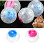 Aoyo 10cm/12cm Pet Exercise Running Ball Mini Transparent Pet Small Aminals Jogging Playing Plastic Ball Toy (Color : Pink, Size : 10cm)