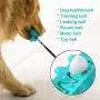 Guardians Dog Chew Toy with Suction Cup for Aggressive Chewers, Puppy Training Treats Food Dispensing Toothbrush Pet Teeth Cleaning Rope Toys for Small Medium Dogs