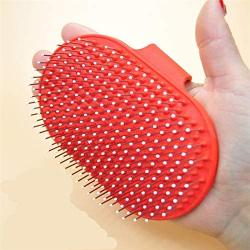 CHZE-JIIEEsz Hair Combs Pet Dog Cat Bath Brush Comb Rubber Glove Hair Fur Grooming Massaging Massage Pin Pet Shower Dog Brush Pets Supplies