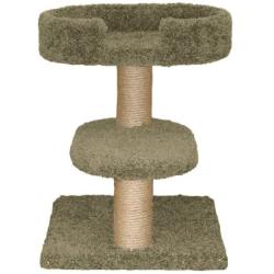 North American Pet Family Cat Two Tier Cat Tree with Lounger