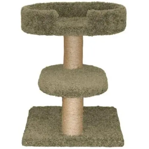 North American Pet Family Cat Two Tier Cat Tree with Lounger North American Pet Family Cat Two Tier Cat Tree with Lounger