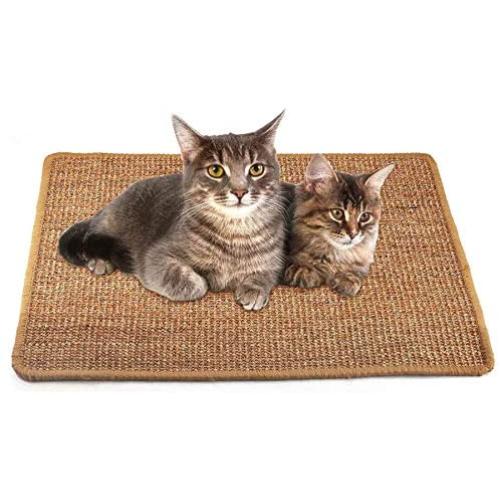 Liyahog Cat Scratching Mat, Natural Sisal Mat, Protect Carpets and Sofas