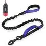 Short Dog Leash with Padded Handle, Bungee Dog Leash Shock Absorbing, Nylon Reflective Pet Leashes for Walking, Dog Lead for Medium & Large Dogs Short Dog Leash with Padded Handle, Bungee Dog Leash Shock Absorbing, Nylon Reflective Pet Leashes for Walking, Dog Lead for Medium & Large Dogs