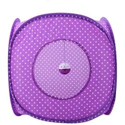 Cat Tunnel Leopard, Oxford Cloth Foldable Cat Tunnel, Bed for Cat Purple Pet Hide Tunnel