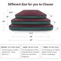 JoicyCo Dog Bed Large Crate Pad Mat Orthopedic Pet Sleeping Beds 31.5/39/47 Inch Washable Non Slip Cushion Mattress with Removable Cover