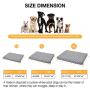 Tempcore Large Dog Bed (M/L/XL) for Small, Medium, Large Dogs Up to 50/80/110lbs -Waterproof Dog Bed with Removable Washable Cover - Orthopedic Egg Crate Foam Water Resistant Pet Mat