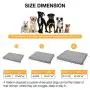 Tempcore Large Dog Bed (M/L/XL) for Small, Medium, Large Dogs Up to 50/80/110lbs -Waterproof Dog Bed with Removable Washable Cover - Orthopedic Egg Crate Foam Water Resistant Pet Mat Tempcore Large Dog Bed (M/L/XL) for Small, Medium, Large Dogs Up to 50/80/110lbs -Waterproof Dog Bed with Removable Washable Cover - Orthopedic Egg Crate Foam Water Resistant Pet Mat