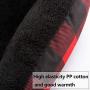 Hollypet Printed Flannel Rectangle Plush Dog Cat Bed Self-Warming Pet Bed, Red Checked
