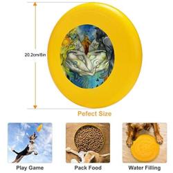 Pet Frisbee Flying Disc Dog Toy - Multifunction Duality Patricia Ariel