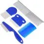 Tear Stain Remover Comb Set Pet Grooming Combs Cat Stainless Steel Comb Pets Flea Comb Dog Grooming Comb Tool for Dog Pets Cat (5 Pieces) Tear Stain Remover Comb Set Pet Grooming Combs Cat Stainless Steel Comb Pets Flea Comb Dog Grooming Comb Tool for Dog Pets Cat (5 Pieces)